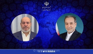 عراقچی انتخاب رئیس جدید دفتر سیاسی حماس را تبریک گفت و بر پایداری ملت فلسطین تاکید کرد