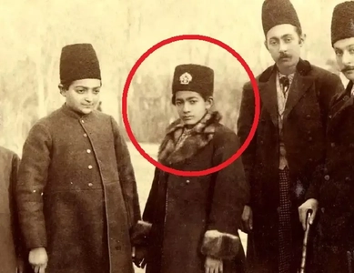 تصویر نوجوانی سالارالسلطنه، پسر ناصرالدین شاه قاجار