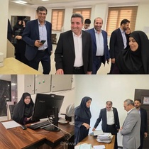 بازدید رئیس سازمان ثبت اسناد و املاک از اداره ثبت ولیعصر تهران