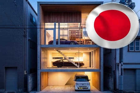 تلفیق هنر و مهندسی؛ نگاهی به خلاقانه‌ترین و خاص‌ترین پارکینگ‌های خانگی در شهرهای ژاپن