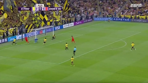 گلزنی سردار آزمون برای شباب الاهلی مقابل الاتحاد