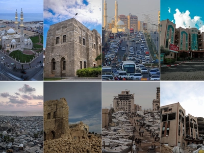 گزارش تصویری: غزه پیش و پس از جنگ – شهری دگرگون شده