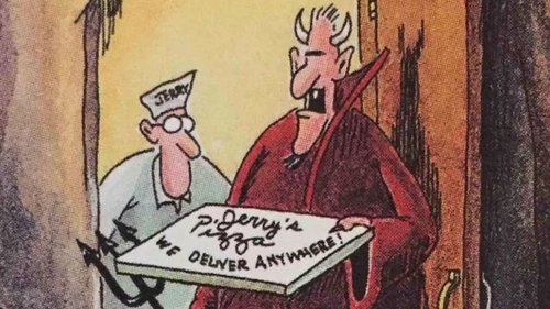 ۶ کمیک تاریک و خنده‌دار «Far Side» با حضور شیطان
