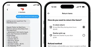 به زودی می‌توانید سفارش‌های DoorDash را از طریق پیامک ثبت کنید