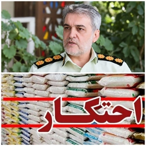 ۲۵۰ تُن برنج طارم ثبت‌نشده کشف و ضبط شد