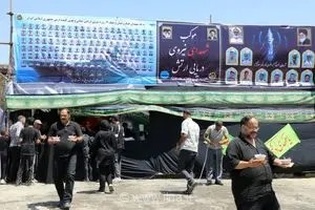 میزبانی موکب شهدای نیروی دریایی ارتش از زائران پیاده امام رضا(ع)