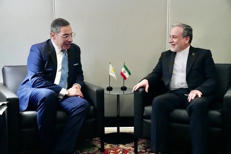 دیدار وزرای خارجه ایران و قبرس در حاشیه مجمع عمومی سازمان ملل