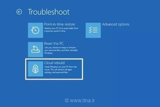 قابلیت Cloud Rebuild ویندوز ۱۱: نصب مجدد سیستم‌عامل از فضای ابری