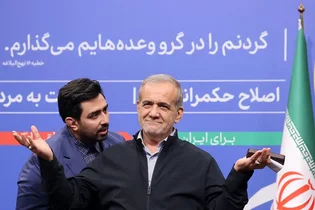 تصویر کیک تولد مسعود پزشکیان توسط فرزندش منتشر شد