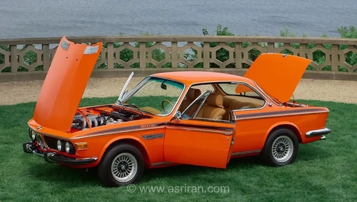 بازسازی خیره‌کننده دو خودروی کلاسیک BMW با رنگ نارنجی و کابین چرمی