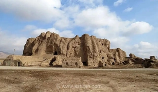 تصویری از قلعه پاده آرادان در دوران قاجار
