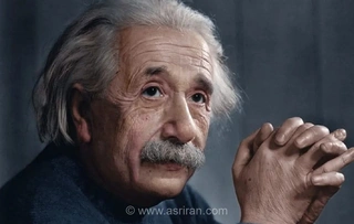 تصویری غیرمنتظره از اینشتین در خانه شخصی‌اش با دمپایی!