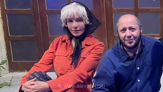 تصاویر دیدنی از شراره رخام با استایل نارنجی در پشت صحنه نمایش جرأت حقیقت در تهران
