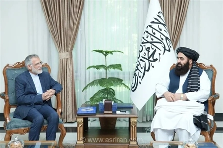 دیدار مدیرکل جنوب آسیا وزارت خارجه با وزیر امور خارجه طالبان در کابل