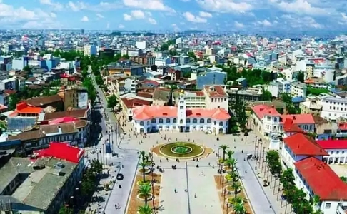 تصویری هوایی از شهر رشت در حدود سال 1304