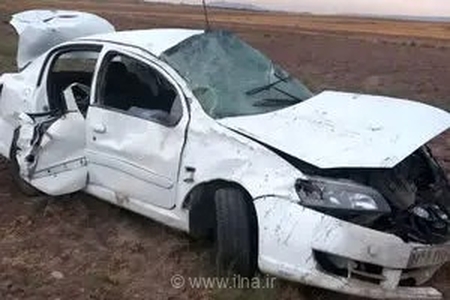 جان باختن یک زن در سانحه رانندگی آزادراه قزوین–رشت به دلیل بی‌توجهی راننده به مسیر