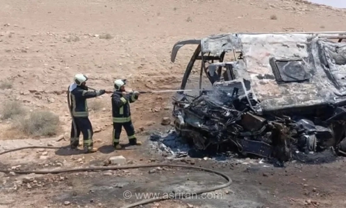 فاجعه خونین در جاده‌های سوریه؛ برخورد مرگبار دو اتوبوس مسافربری جان ۳۵ نفر را گرفت