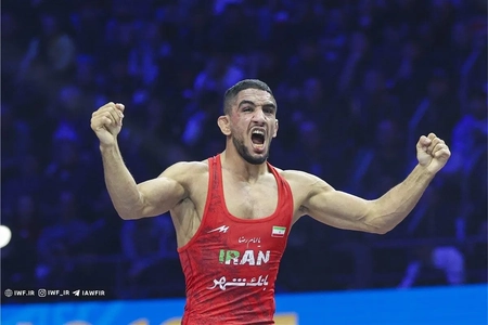 رحمان عموزاد، مدال برنز کشتی آزاد جهان را تقدیم امام رضا و مردم ایران کرد