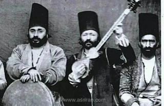تصویری از نوازندگان هراتی در ایران قاجاری
