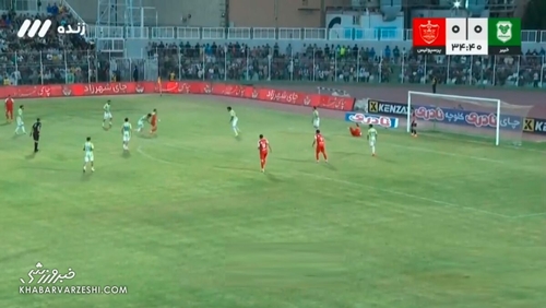 اعلام و رد پنالتی پرسپولیس با VAR در بازی با خیبر