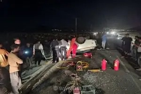 تصادف خونین در محور اهواز به آبادان؛ ۴ کشته و ۶ مصدوم در برخورد مرگبار دو خودروی سواری