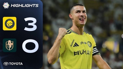 النصر با رونالدو در لیگ عربستان پیروز شد؛ صعود به صدر جدول