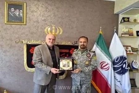 گسترش همکاری‌های ورزشی میان ارتش و اداره‌کل ورزش و جوانان استان تهران برای ارتقای آمادگی جسمانی