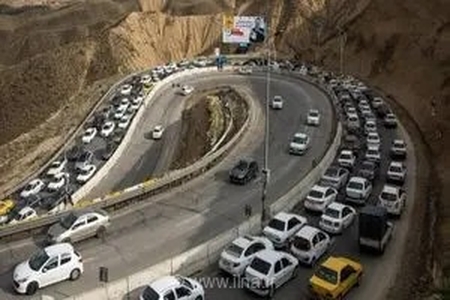 ترافیک نیمه‌سنگین در محورهای شمالی