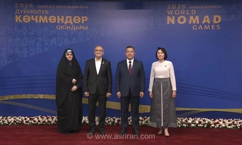 حضور رئیس‌جمهور پزشکیان در افتتاحیه بازی‌های جهانی عشایری در بیشکک