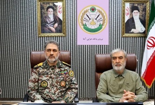 دیدار رئیس کمیسیون امنیت ملی مجلس با فرمانده قرارگاه پدافند هوایی خاتم‌الانبیا