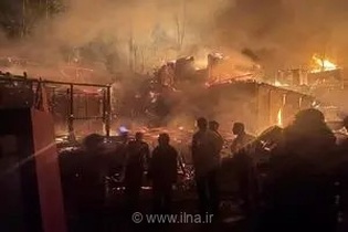تلف شدن 10ها رأس دام در  حادثه آتش‌سوزی شهرستان پارس‌آباد مغان