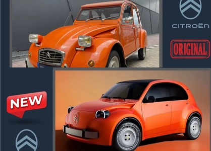 سیتروئن 2CV برقی در راه بازگشت؛ کانسپت جدید در پاریس رونمایی شد