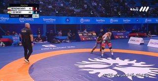 یزدانی با پیروزی ۱۰ بر صفر به دیدار رده‌بندی وزن ۹۷ کیلوگرم راه یافت