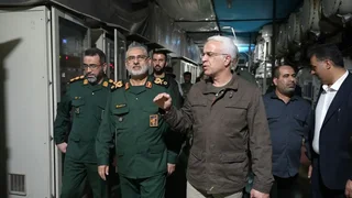 بازدید فرمانده سپاه خوزستان از پروژه‌های بازسازی فجر انرژی خلیج‌فارس