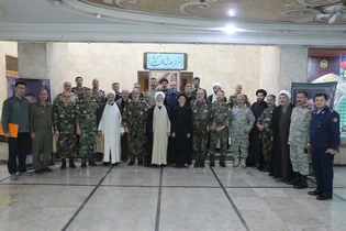 تجلیل از دست اندرکاران کنگره ملی اعتکاف