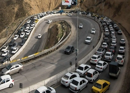 ترافیک سنگین کندوان؛ یک‌طرفه شدن محور از ساعت ۱۸