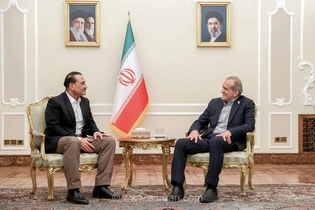 دیدار و گفت‌وگوی مسعود پزشکیان، رئیس‌جمهور ایران با فرمانده ارتش پاکستان