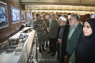 بازدید کمیسیون امنیت ملی مجلس از نمایشگاه بقایای پهپادها و موشک‌های ساقط‌شده