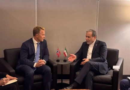 دیدار معاون وزیر خارجه نروژ با عراقچی در حاشیه مجمع عمومی سازمان ملل
