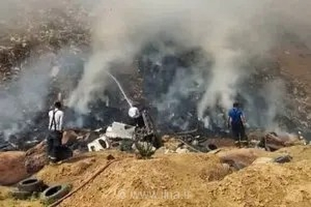 مهار آتش‌سوزی مرکز انباشت نخاله و ضایعات شهر بابل پس از 36 ساعت