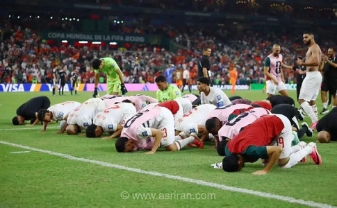 جشن بزرگ مراکشی‌ها پس از حذف هلند