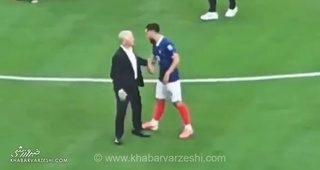 ویدیو| بی محلی کردن بازیکن تیم ملی فرانسه به دشان!