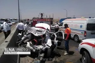 واژگونی مرگبار سواری شاهین در محور خرم‌آباد به کوهدشت؛ سرعت غیرمجاز و نبود گاردریل حادثه‌ساز شد