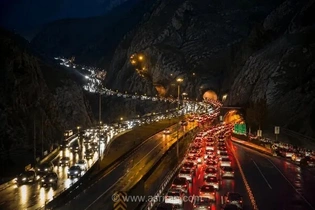 ترافیک سنگین در محورهای قزوین - کرج - تهران و شمالی