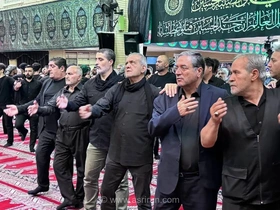 حضور رئیس جمهور در مراسم عزاداری عاشورای حسینی ارومیه