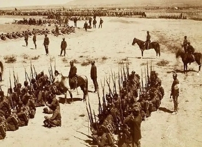 تصویری از سربازان فوج سوادکوه در دوران ناصرالدین شاه