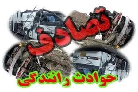 5 مصدوم دستاورد تصادف 2 خودرو مقابل بیمارستان امام رضا شهر مأمونیه