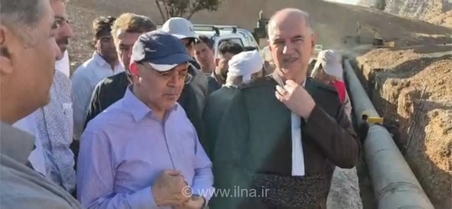 بازدید معاون وزیر نیرو از پروژه علاج‌بخشی خط انتقال آب سد آزادی به دشت حر