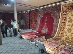 نمایشگاه فرش‌های ملایر در عمارت بادگیر یزد برپا شد