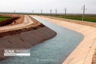 ۵.۴ کیلومتر کانال انتقال آب در قزوین برای کاهش هدررفت منابع آبی اجرا شد